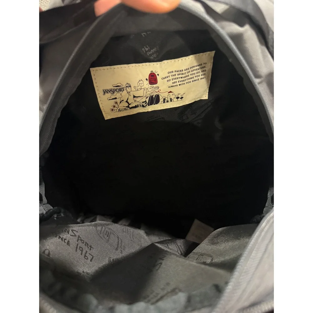 JanSport Seattle Pack Smokey Grit Grey 34L Backpack JS0A85VTDMX New